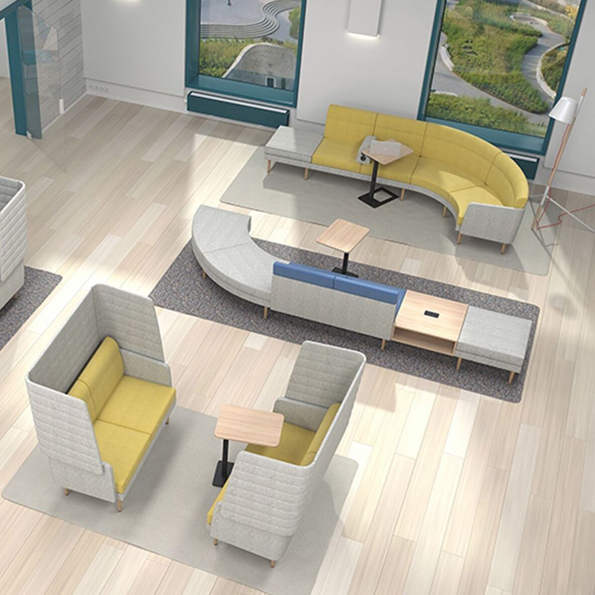 Создайте зону отдыха с офисной мебелью Narbutas