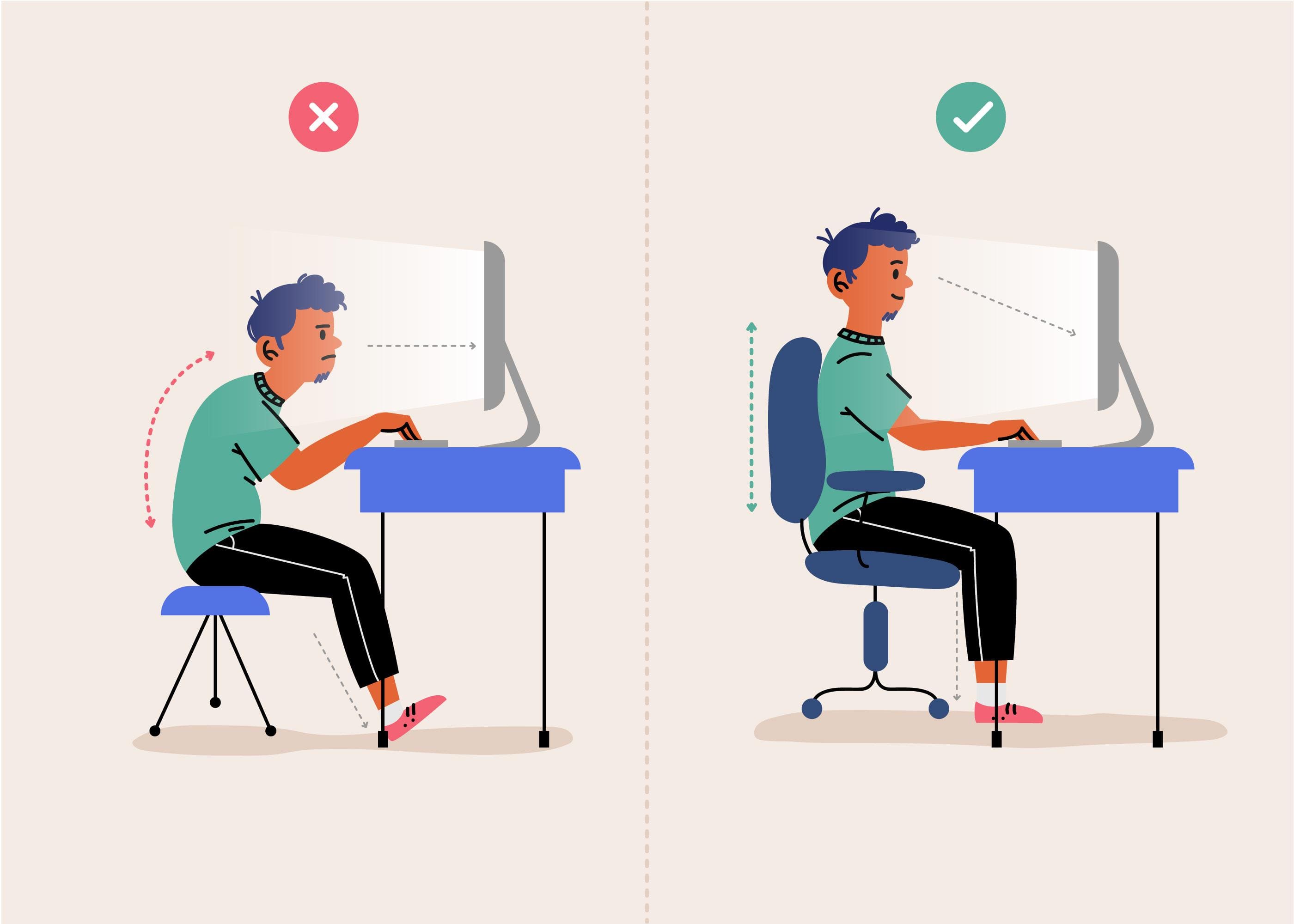 Poziția perfectă la birou: Cum să îți reglezi scaunul ergonomic pentru confort maxim